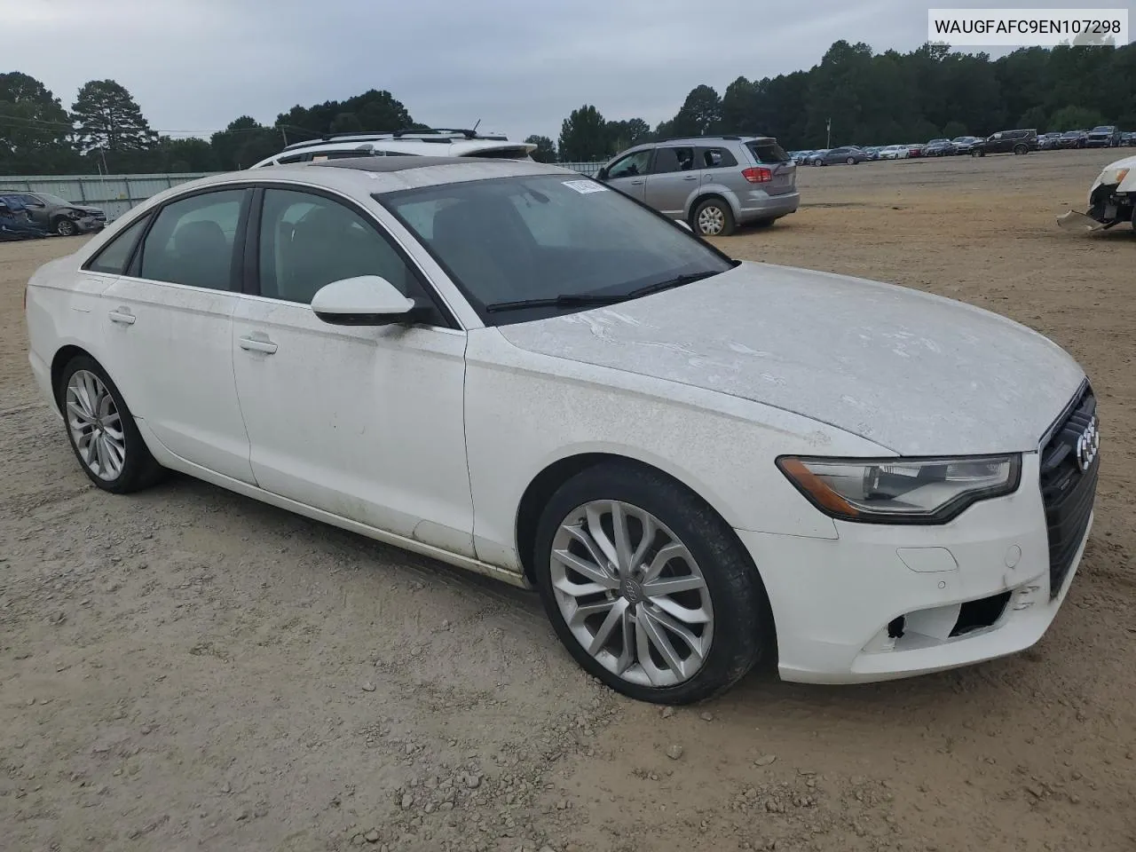 2014 Audi A6 Premium Plus VIN: WAUGFAFC9EN107298 Lot: 72746214