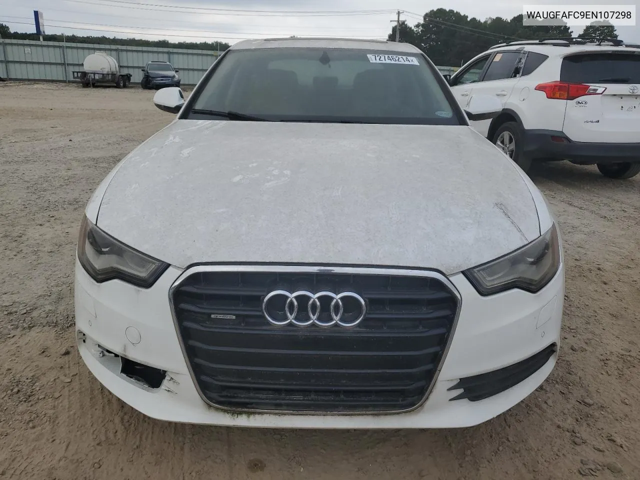 2014 Audi A6 Premium Plus VIN: WAUGFAFC9EN107298 Lot: 72746214