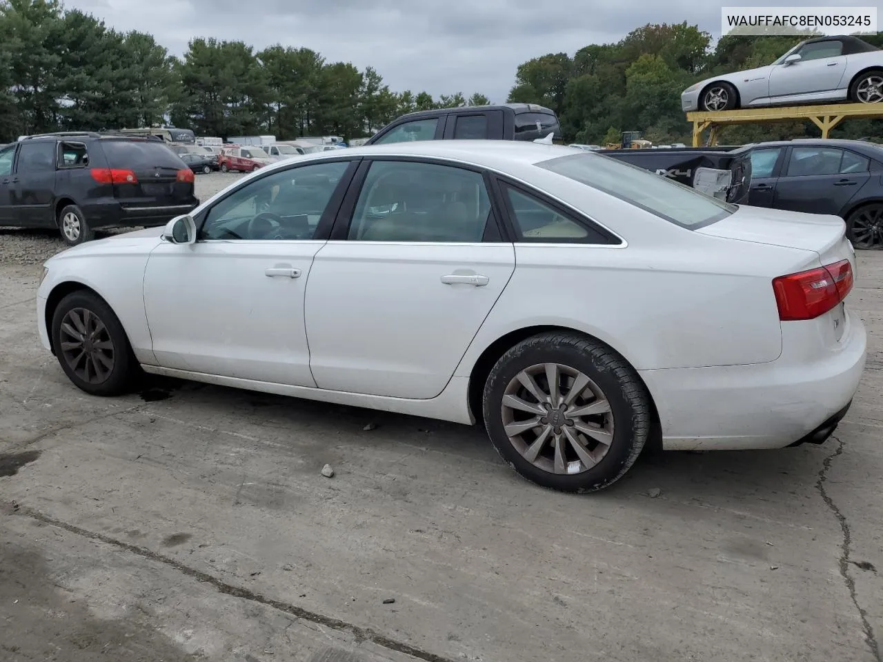 2014 Audi A6 Premium VIN: WAUFFAFC8EN053245 Lot: 72839274