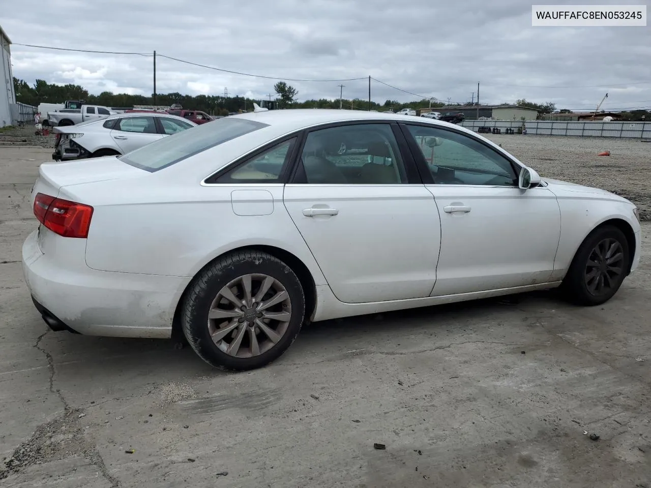 2014 Audi A6 Premium VIN: WAUFFAFC8EN053245 Lot: 72839274