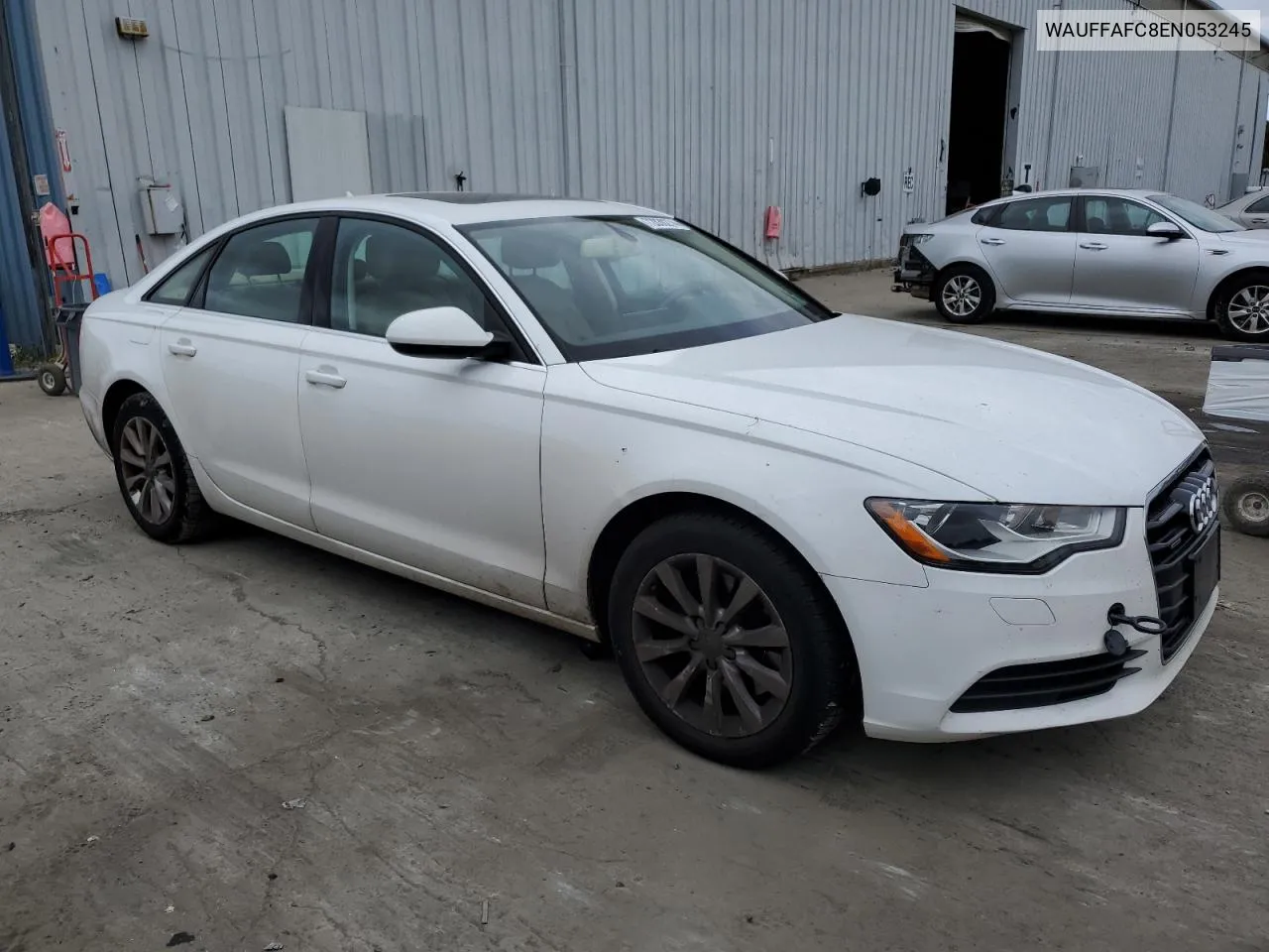 2014 Audi A6 Premium VIN: WAUFFAFC8EN053245 Lot: 72839274