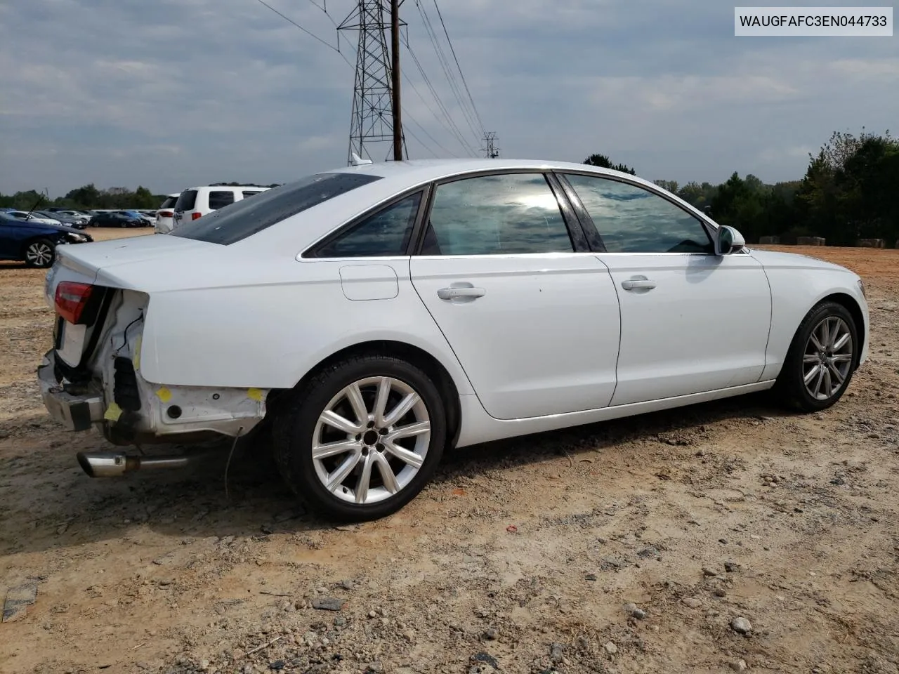 2014 Audi A6 Premium Plus VIN: WAUGFAFC3EN044733 Lot: 73471664