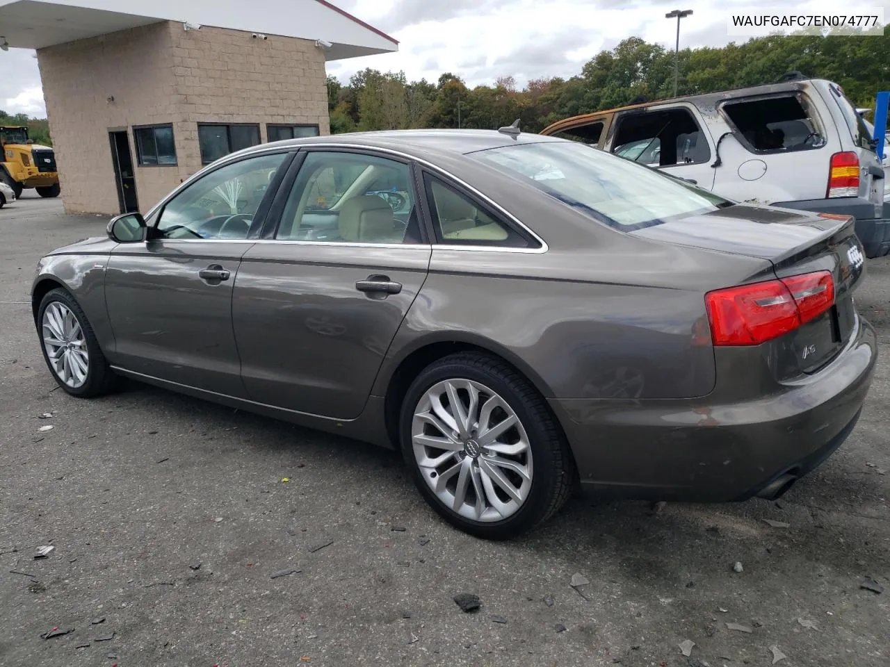 WAUFGAFC7EN074777 2014 Audi A6 Premium Plus