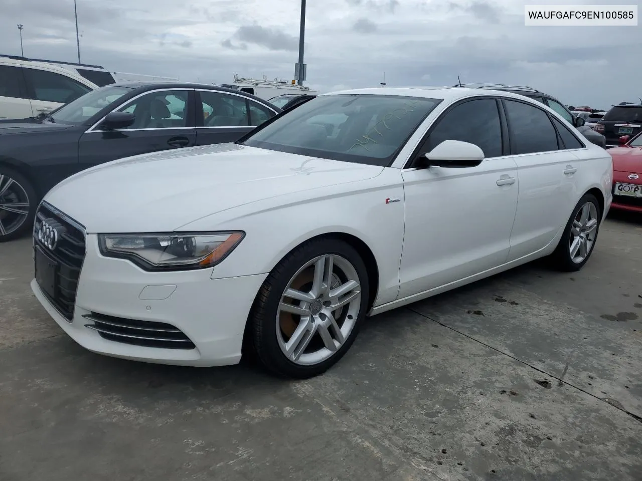 2014 Audi A6 Premium Plus VIN: WAUFGAFC9EN100585 Lot: 74779214