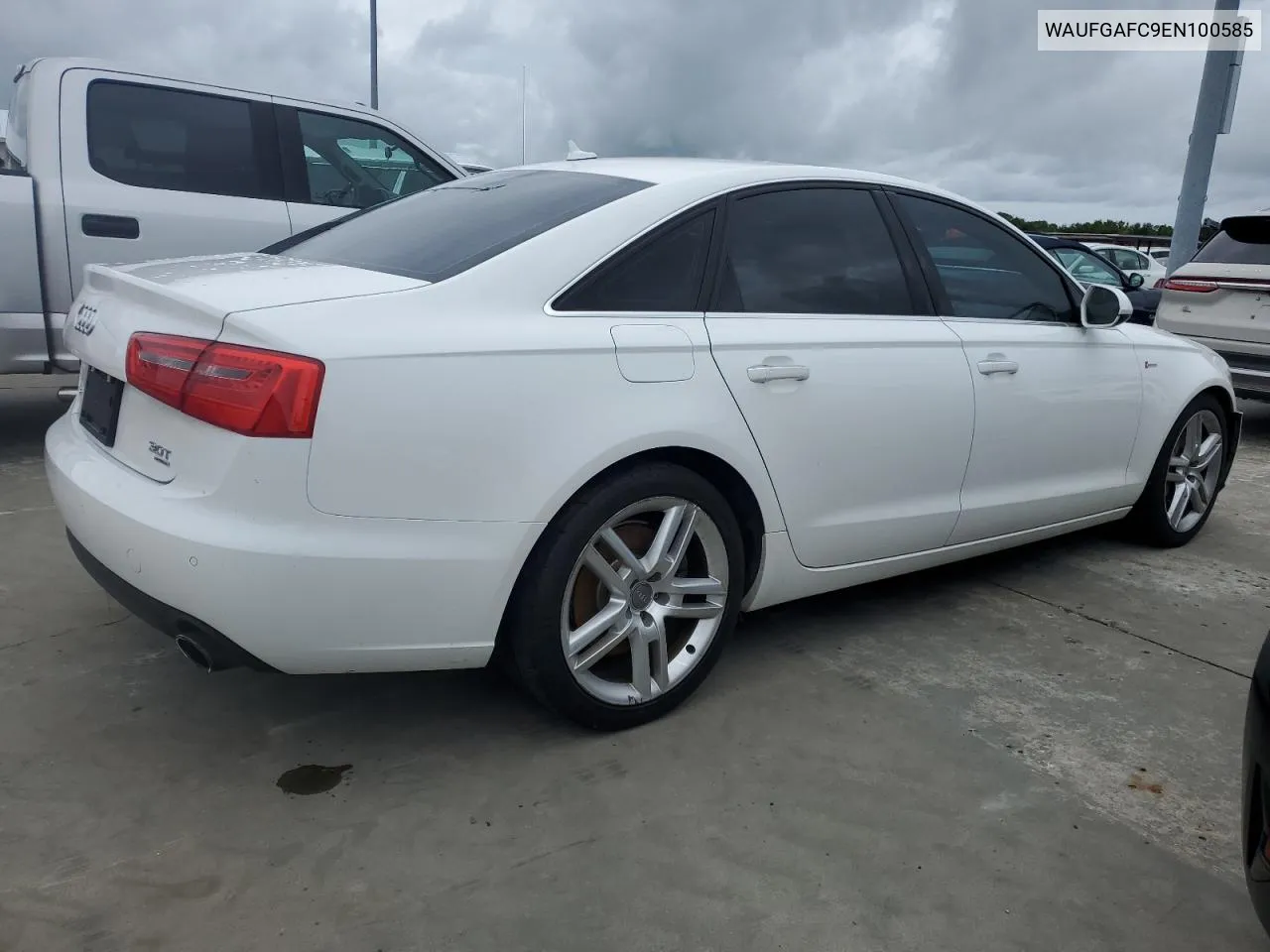 2014 Audi A6 Premium Plus VIN: WAUFGAFC9EN100585 Lot: 74779214