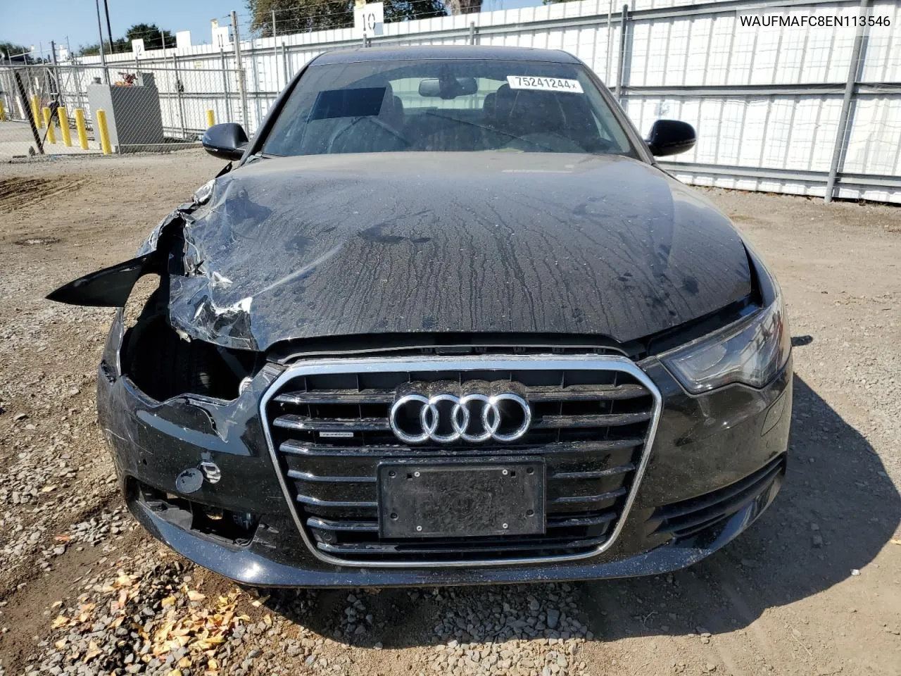 2014 Audi A6 Premium Plus VIN: WAUFMAFC8EN113546 Lot: 75241244