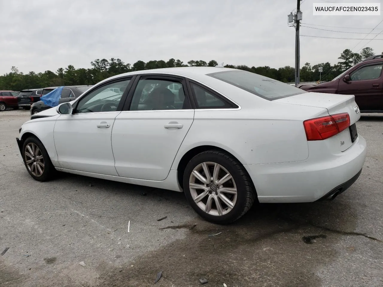 2014 Audi A6 Premium VIN: WAUCFAFC2EN023435 Lot: 75428724