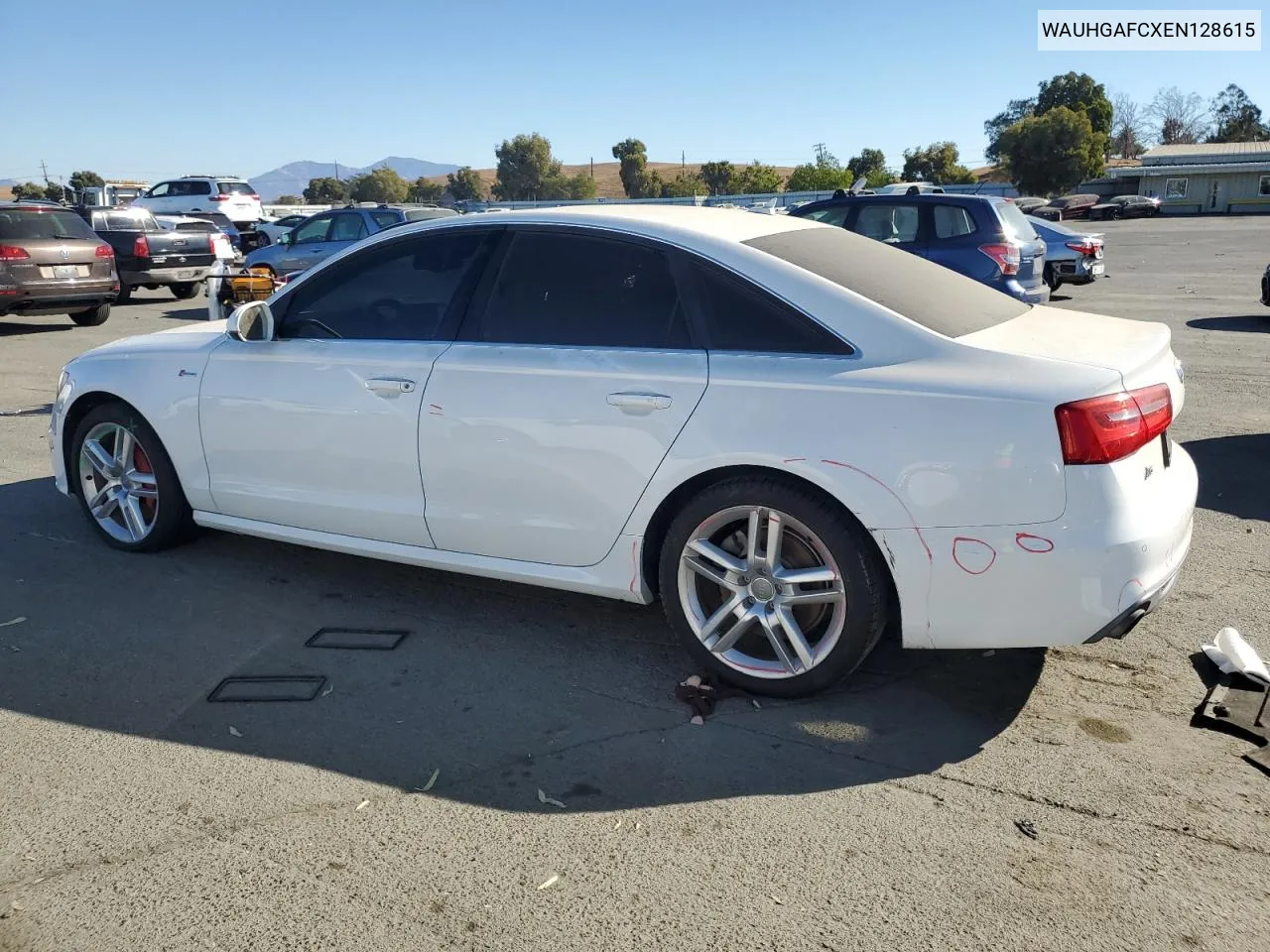 2014 Audi A6 Prestige VIN: WAUHGAFCXEN128615 Lot: 75525004