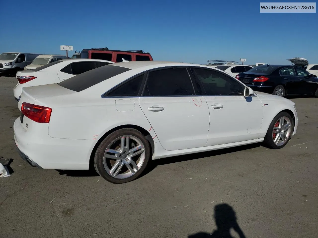 2014 Audi A6 Prestige VIN: WAUHGAFCXEN128615 Lot: 75525004