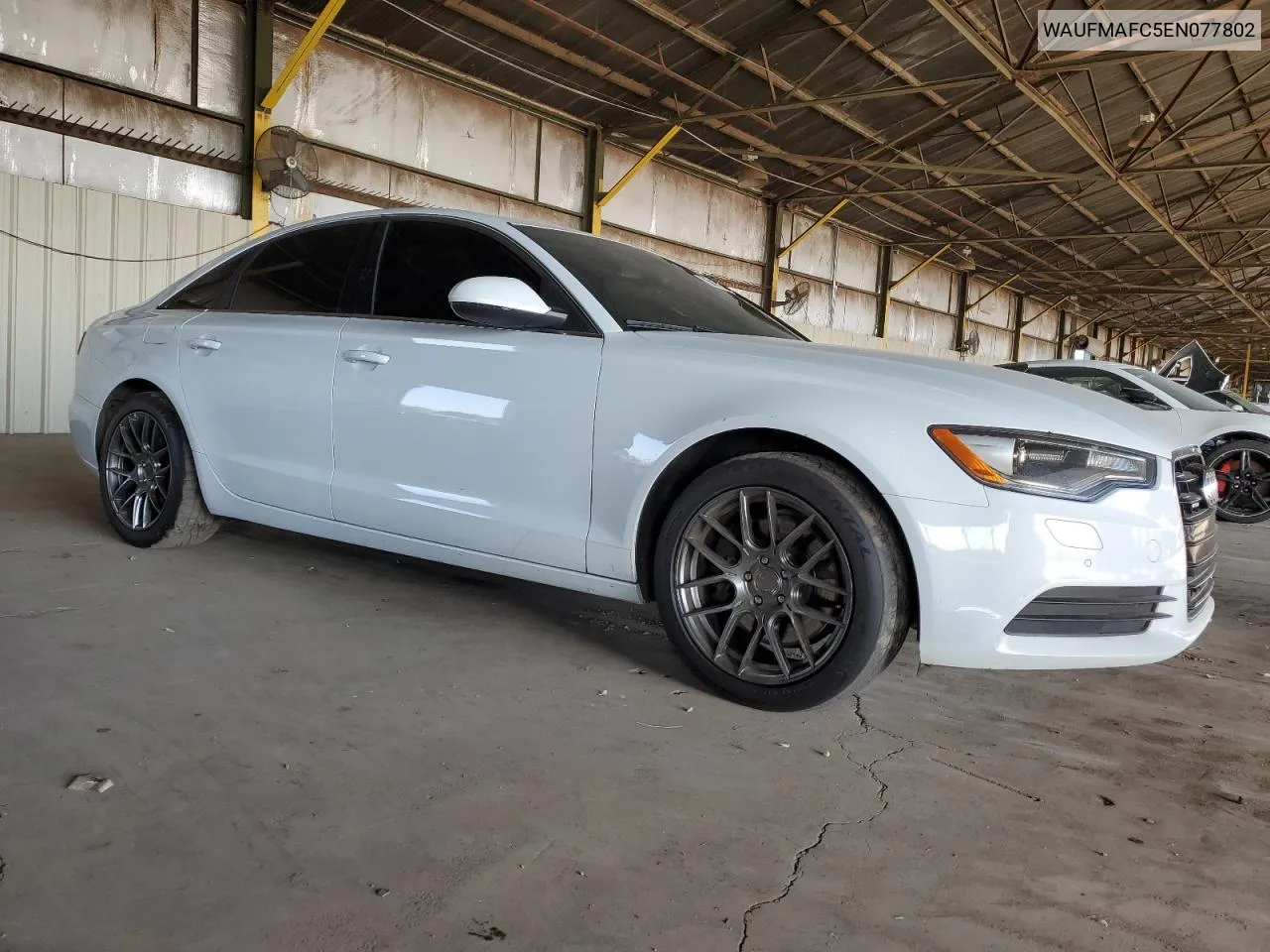 2014 Audi A6 Premium Plus VIN: WAUFMAFC5EN077802 Lot: 75658084