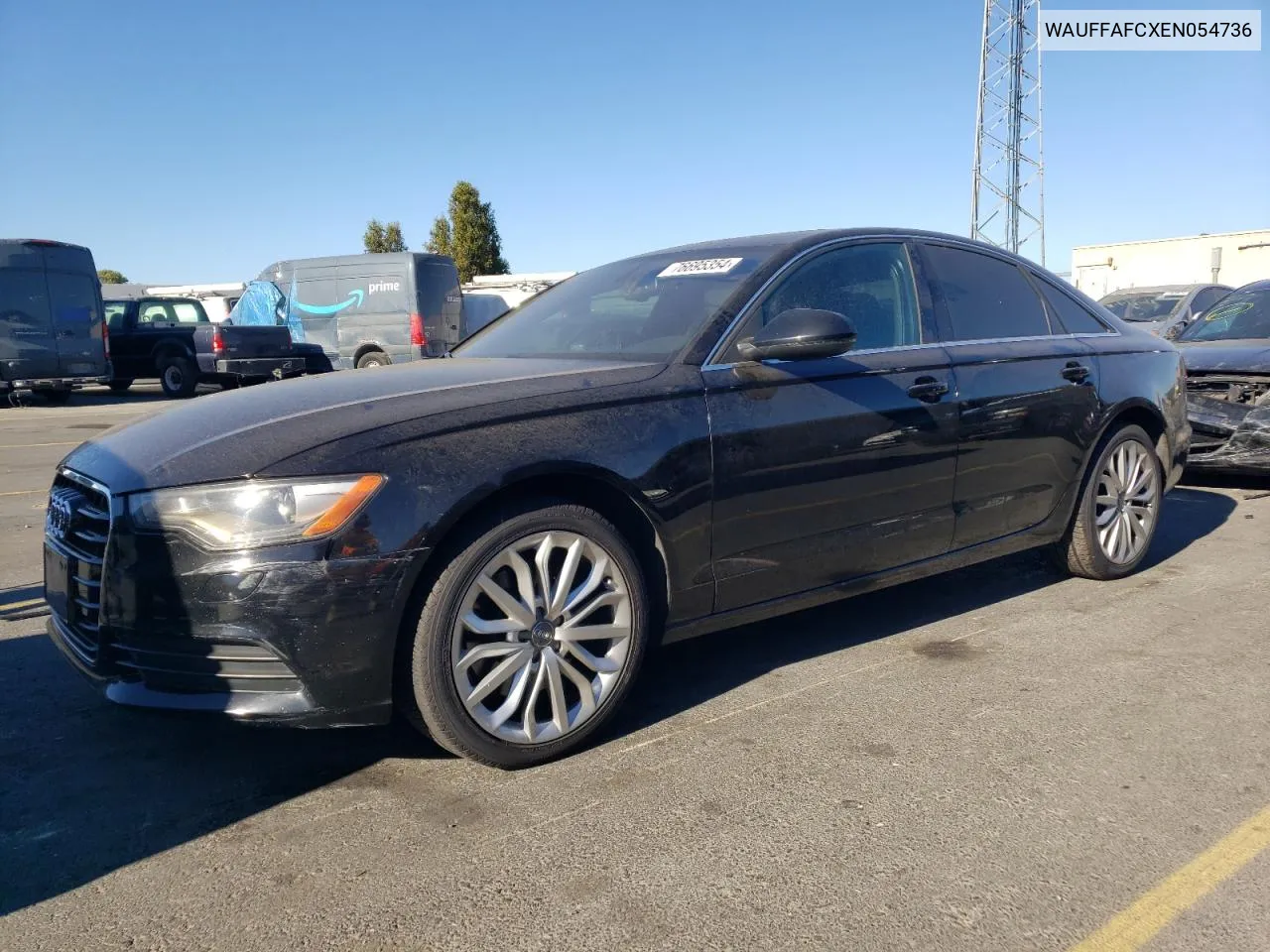 2014 Audi A6 Premium VIN: WAUFFAFCXEN054736 Lot: 76695354