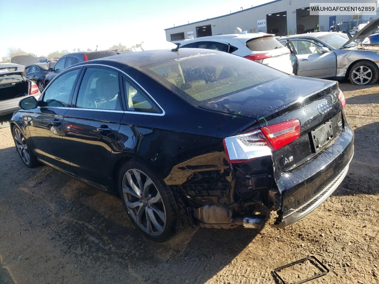 2014 Audi A6 Prestige VIN: WAUHGAFCXEN162859 Lot: 76808264