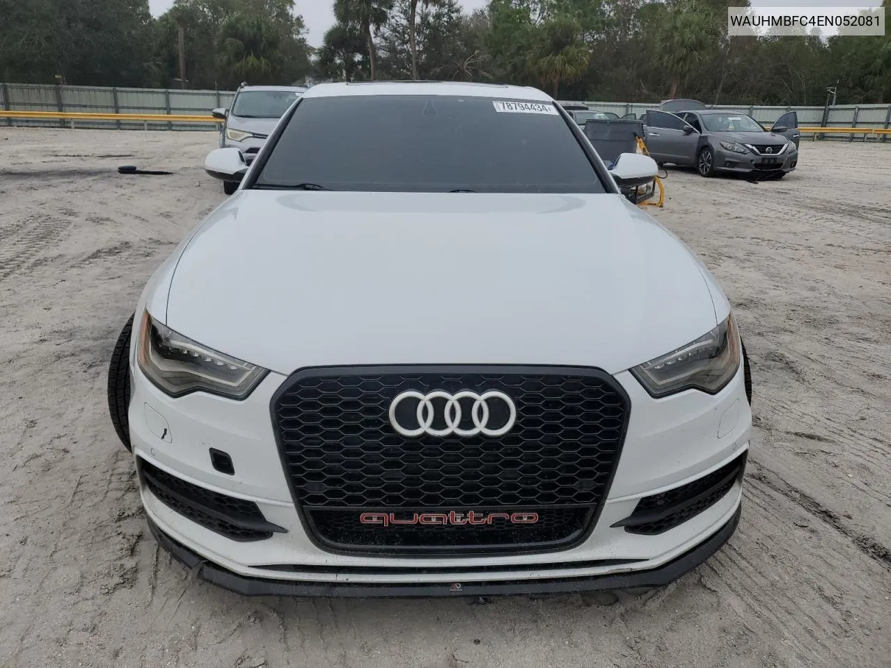 2014 Audi A6 Prestige VIN: WAUHMBFC4EN052081 Lot: 78794434