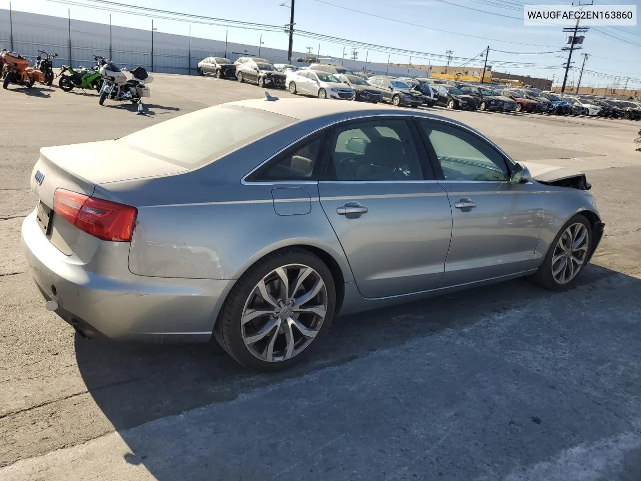 2014 Audi A6 Premium Plus VIN: WAUGFAFC2EN163860 Lot: 79869754