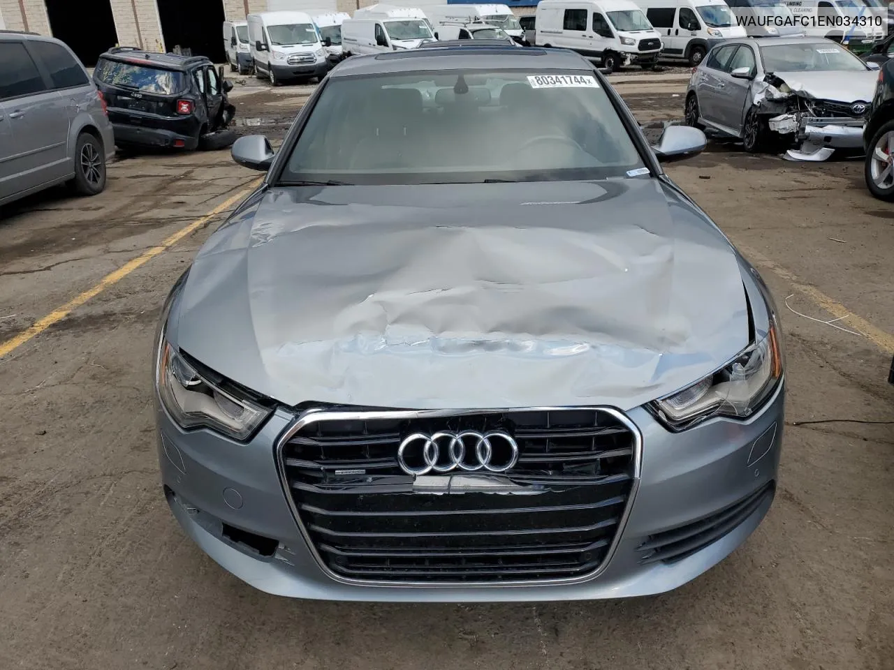 2014 Audi A6 Premium Plus VIN: WAUFGAFC1EN034310 Lot: 80341744