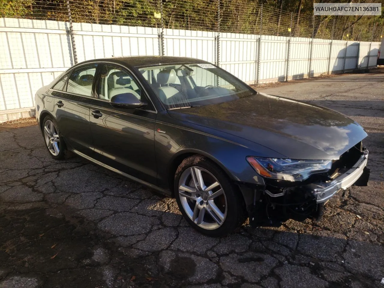 2014 Audi A6 Prestige VIN: WAUHGAFC7EN136381 Lot: 81525144