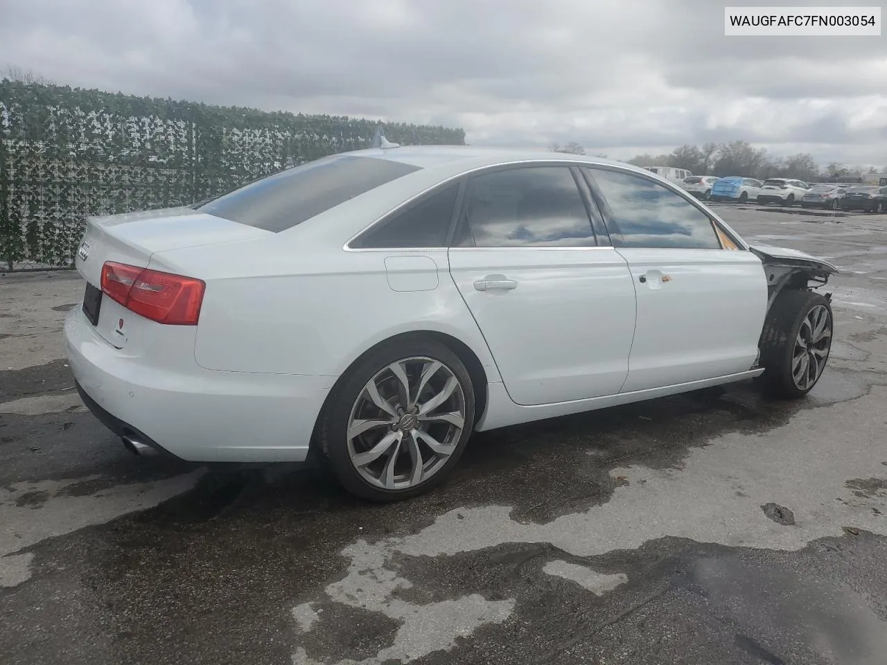 2015 Audi A6 Premium Plus VIN: WAUGFAFC7FN003054 Lot: 42783734