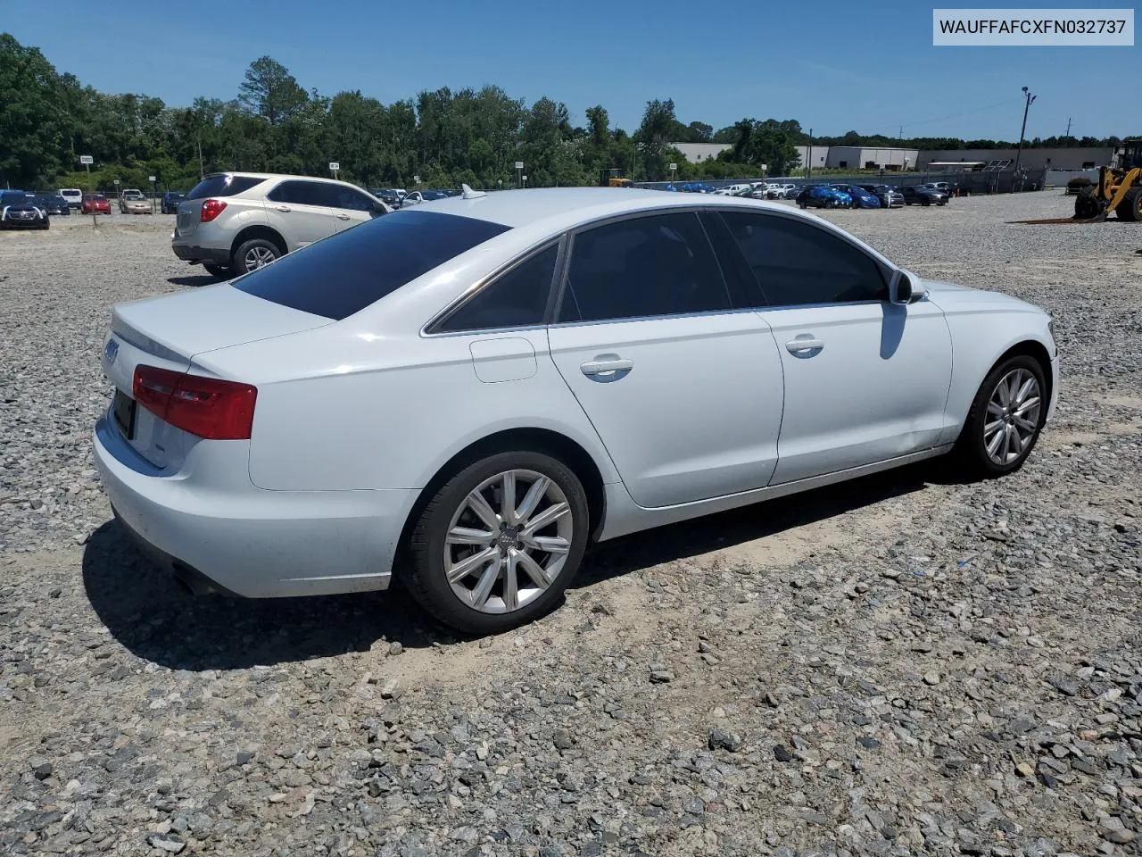 2015 Audi A6 Premium VIN: WAUFFAFCXFN032737 Lot: 56912814