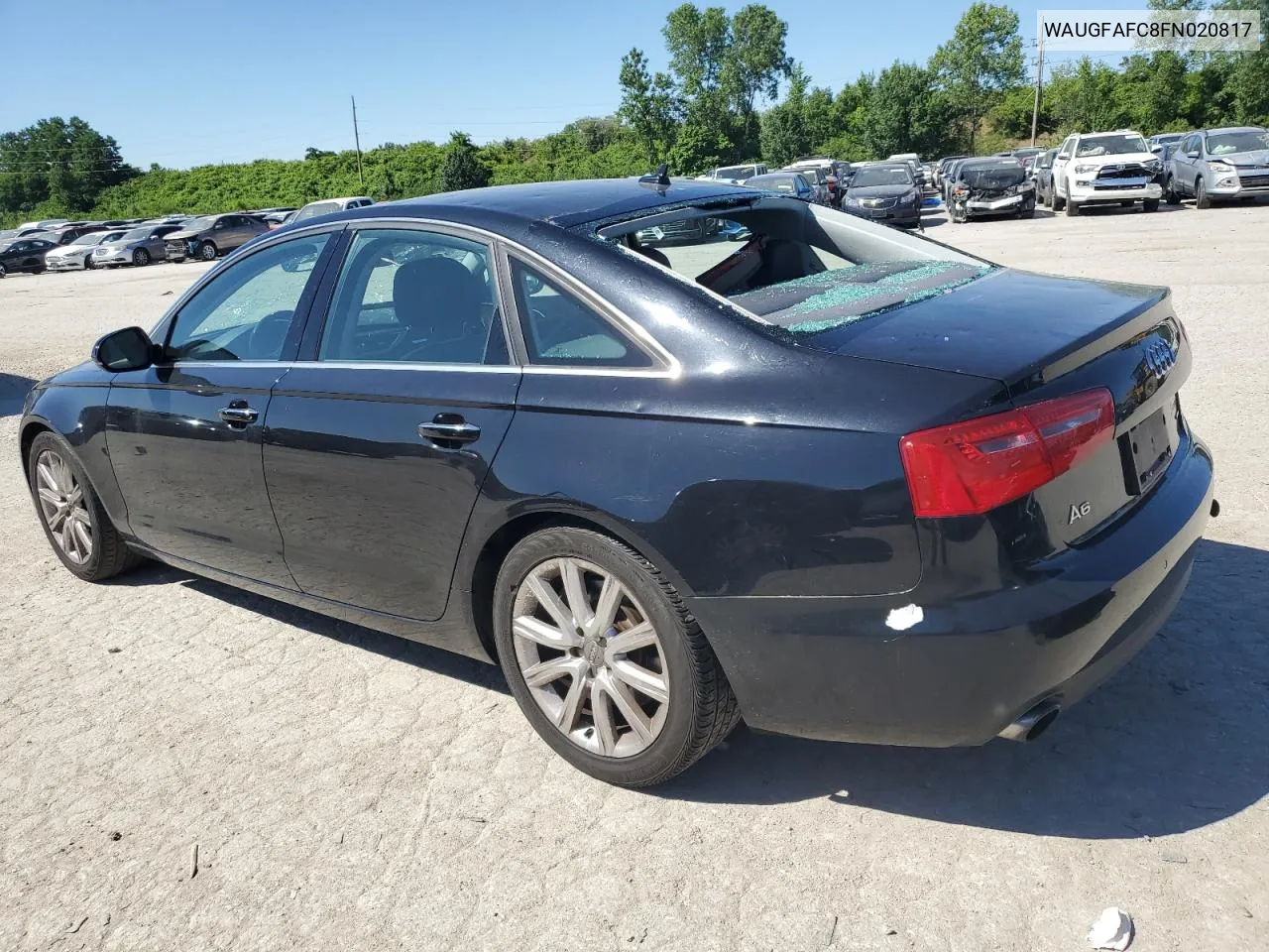 2015 Audi A6 Premium Plus VIN: WAUGFAFC8FN020817 Lot: 57620594