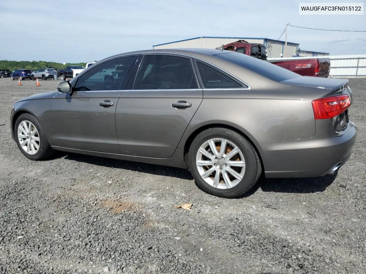 2015 Audi A6 Premium Plus VIN: WAUGFAFC3FN015122 Lot: 59406224