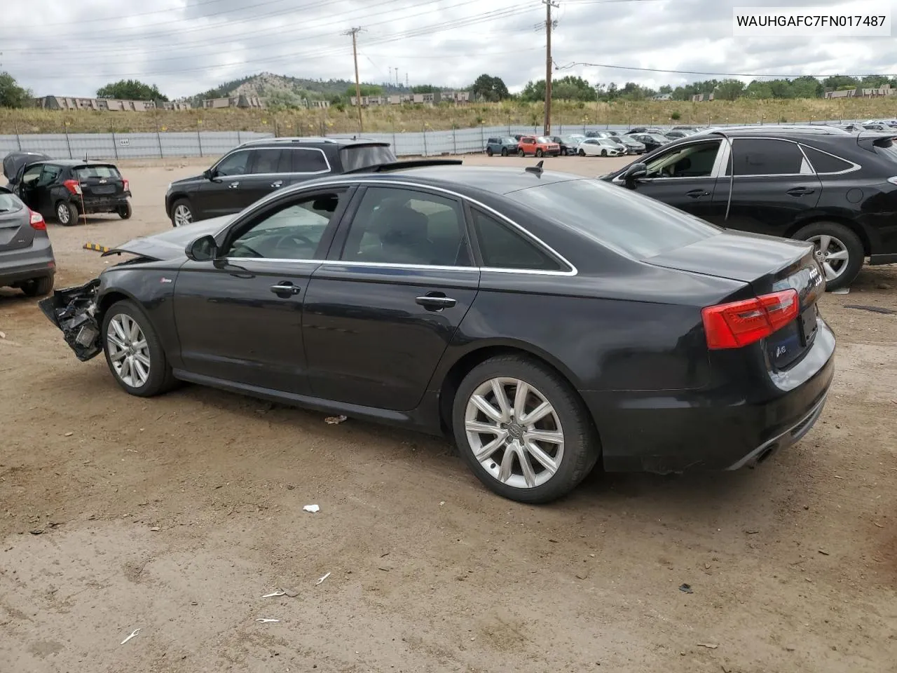 2015 Audi A6 Prestige VIN: WAUHGAFC7FN017487 Lot: 61004334