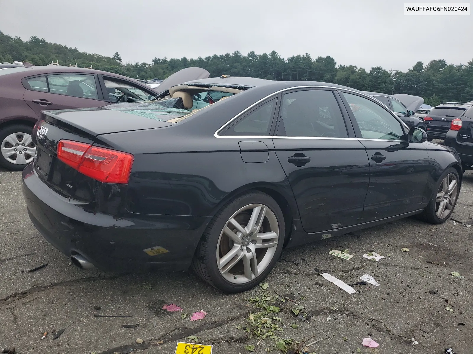 WAUFFAFC6FN020424 2015 Audi A6 Premium