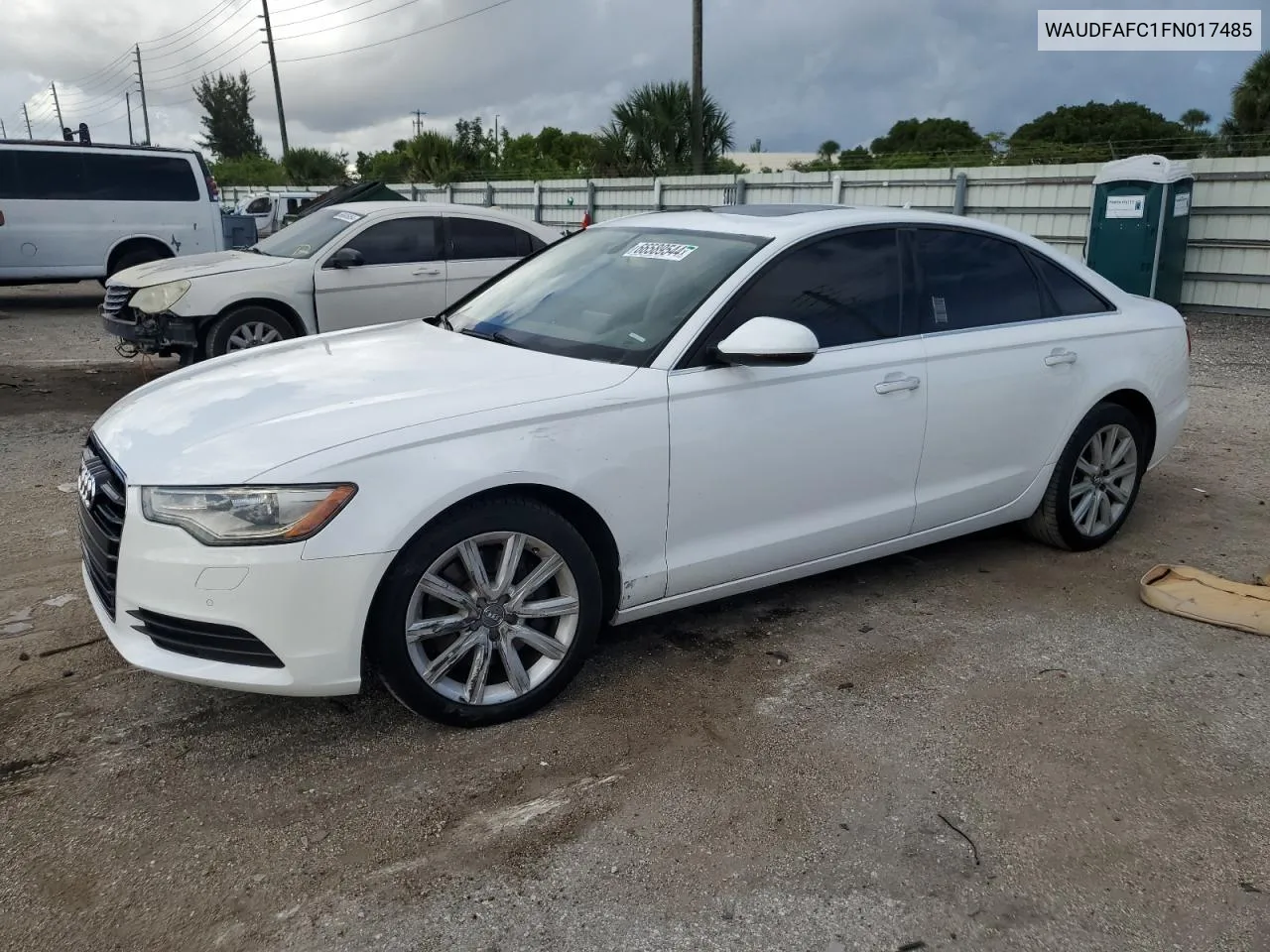 2015 Audi A6 Premium Plus VIN: WAUDFAFC1FN017485 Lot: 66589544