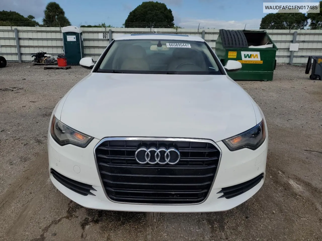 2015 Audi A6 Premium Plus VIN: WAUDFAFC1FN017485 Lot: 66589544