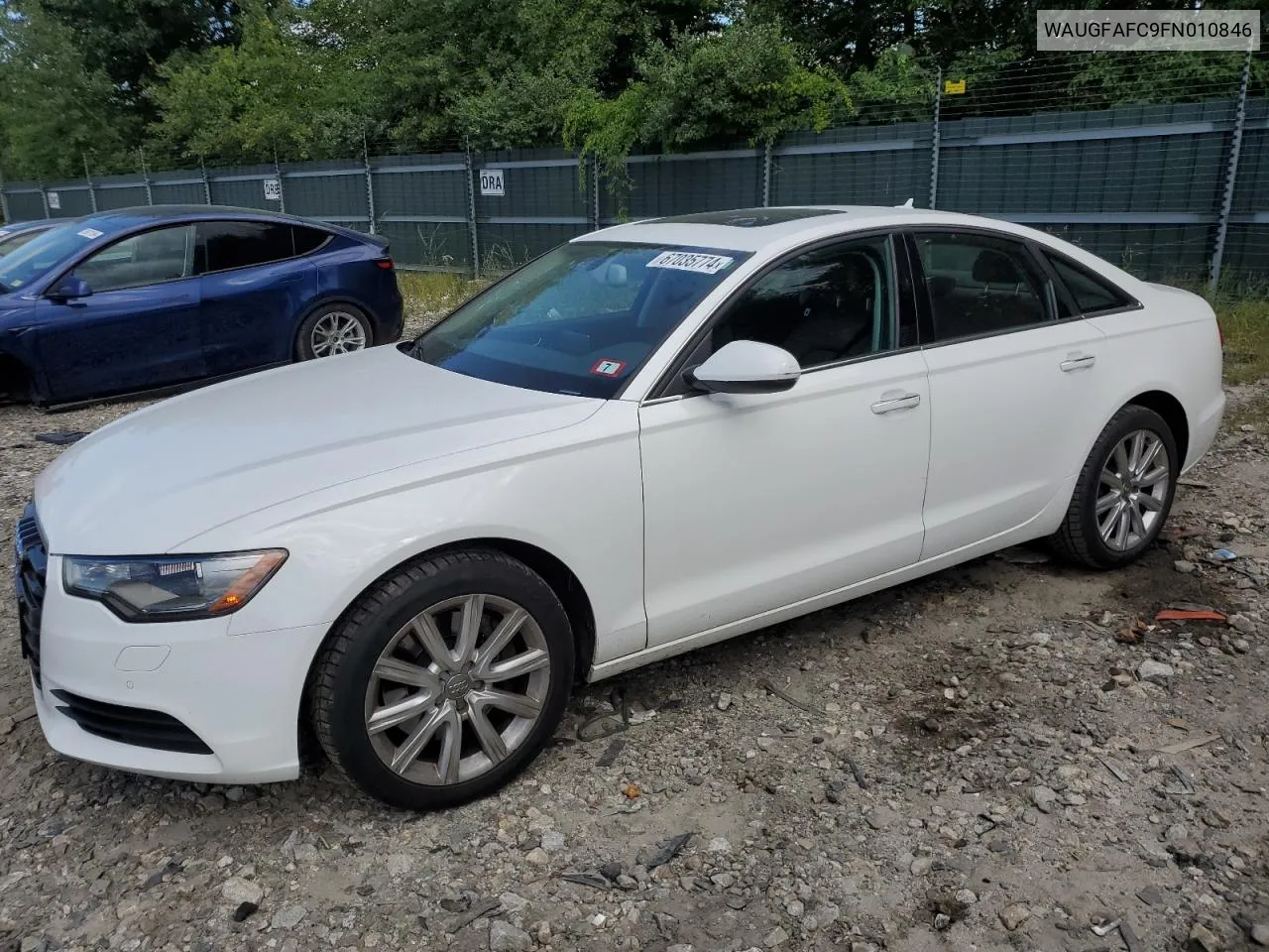 2015 Audi A6 Premium Plus VIN: WAUGFAFC9FN010846 Lot: 67035774