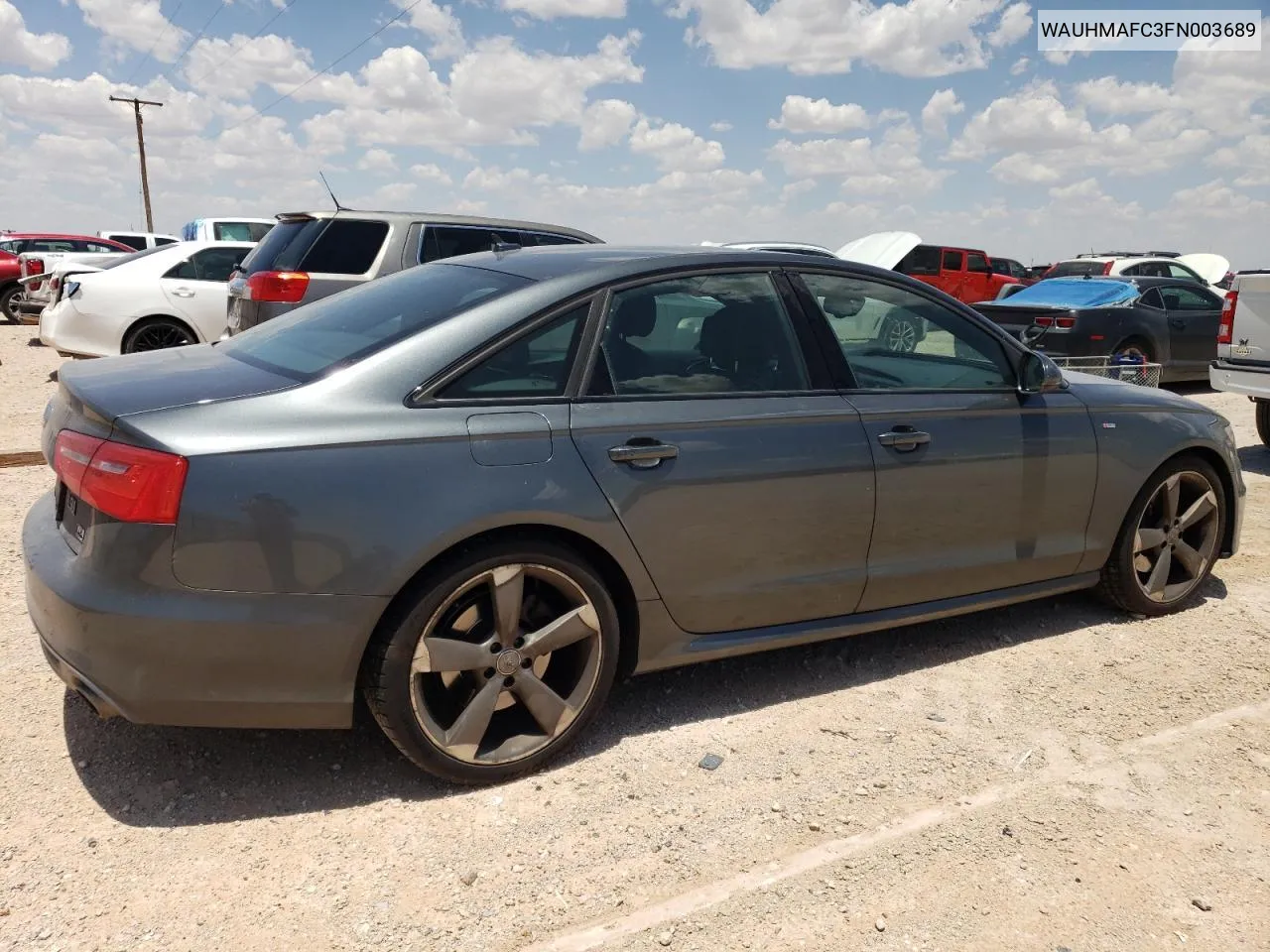 WAUHMAFC3FN003689 2015 Audi A6 Prestige