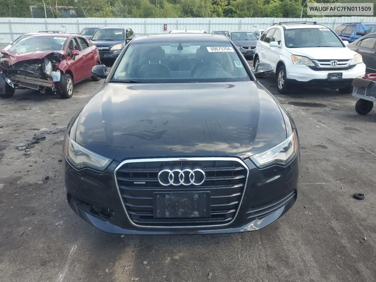 2015 Audi A6 Premium Plus VIN: WAUGFAFC7FN011509 Lot: 69675704