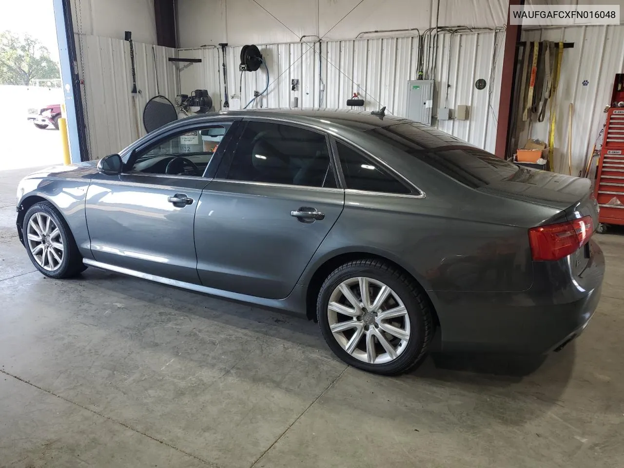 2015 Audi A6 Premium Plus VIN: WAUFGAFCXFN016048 Lot: 70204134