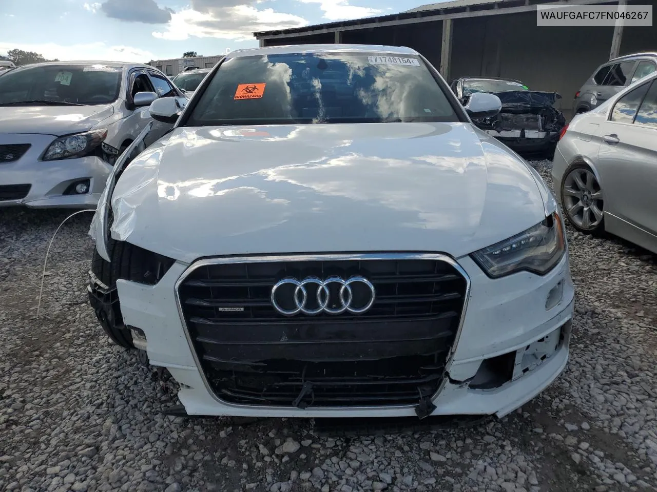 2015 Audi A6 Premium Plus VIN: WAUFGAFC7FN046267 Lot: 71748154