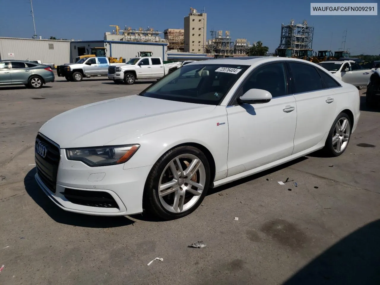 2015 Audi A6 Premium Plus VIN: WAUFGAFC6FN009291 Lot: 72076404