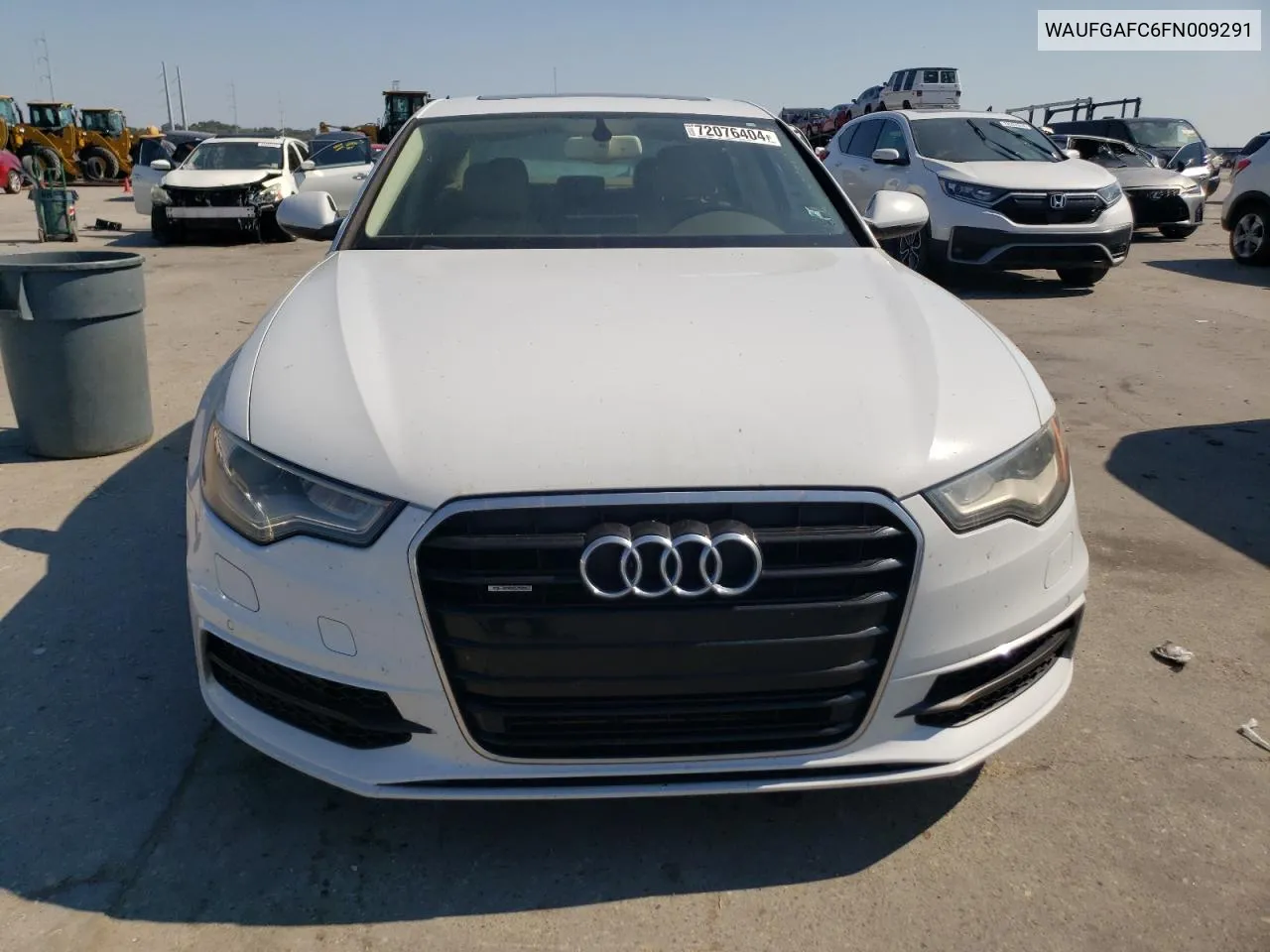 2015 Audi A6 Premium Plus VIN: WAUFGAFC6FN009291 Lot: 72076404