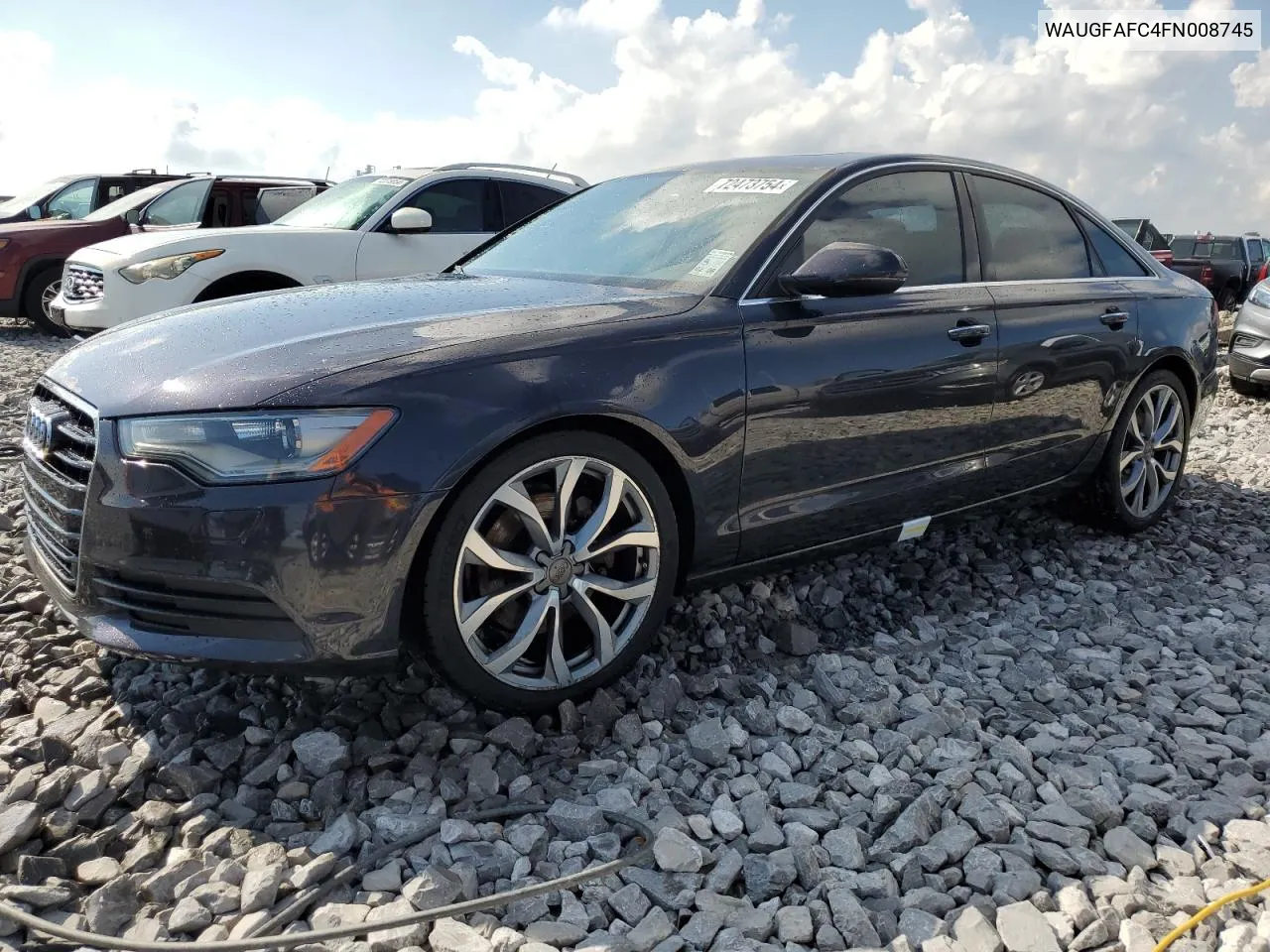 2015 Audi A6 Premium Plus VIN: WAUGFAFC4FN008745 Lot: 72473754