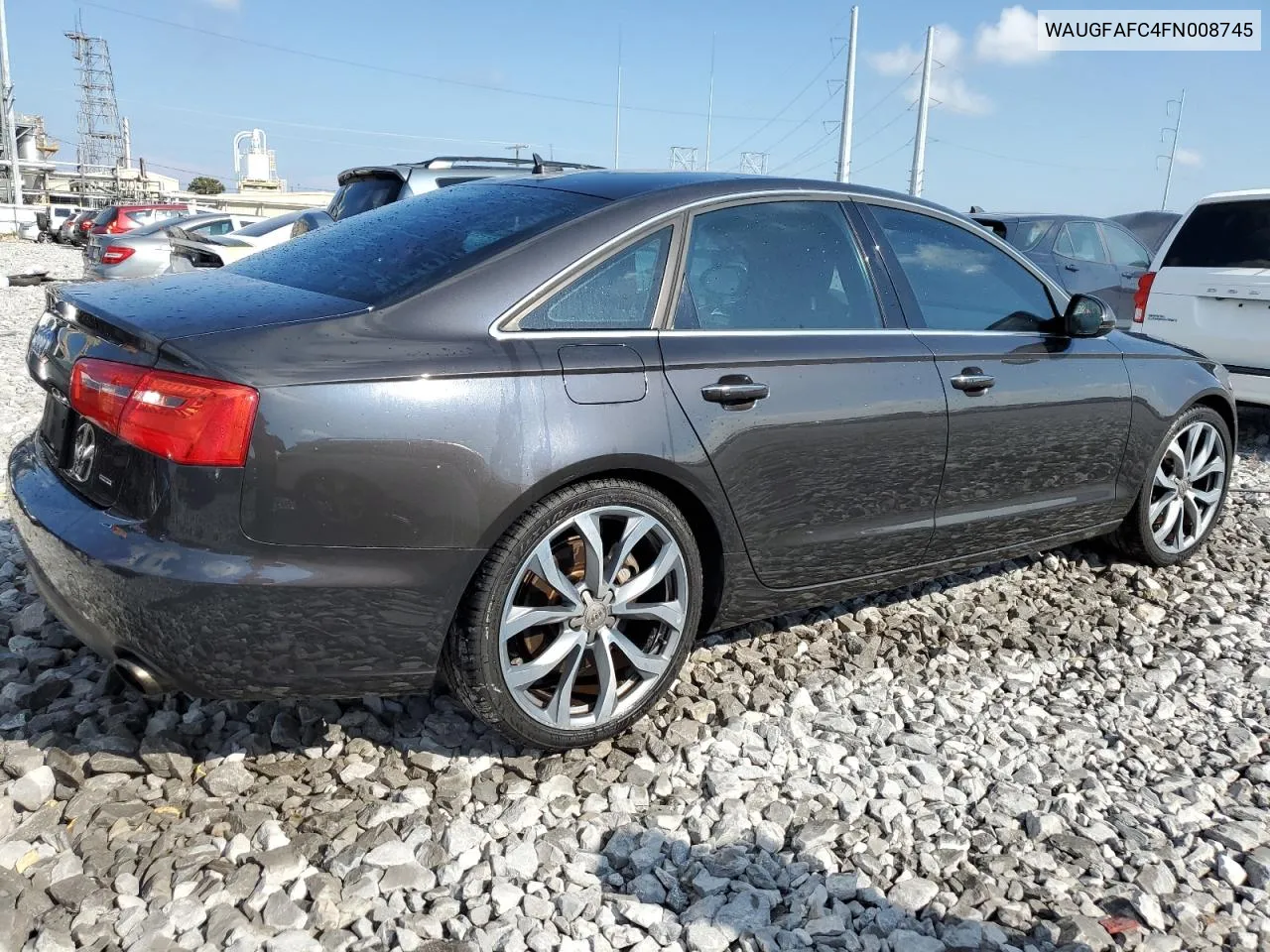 2015 Audi A6 Premium Plus VIN: WAUGFAFC4FN008745 Lot: 72473754