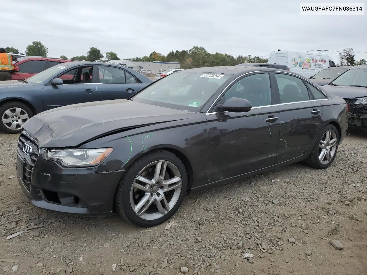 2015 Audi A6 Premium Plus VIN: WAUGFAFC7FN036314 Lot: 72636264