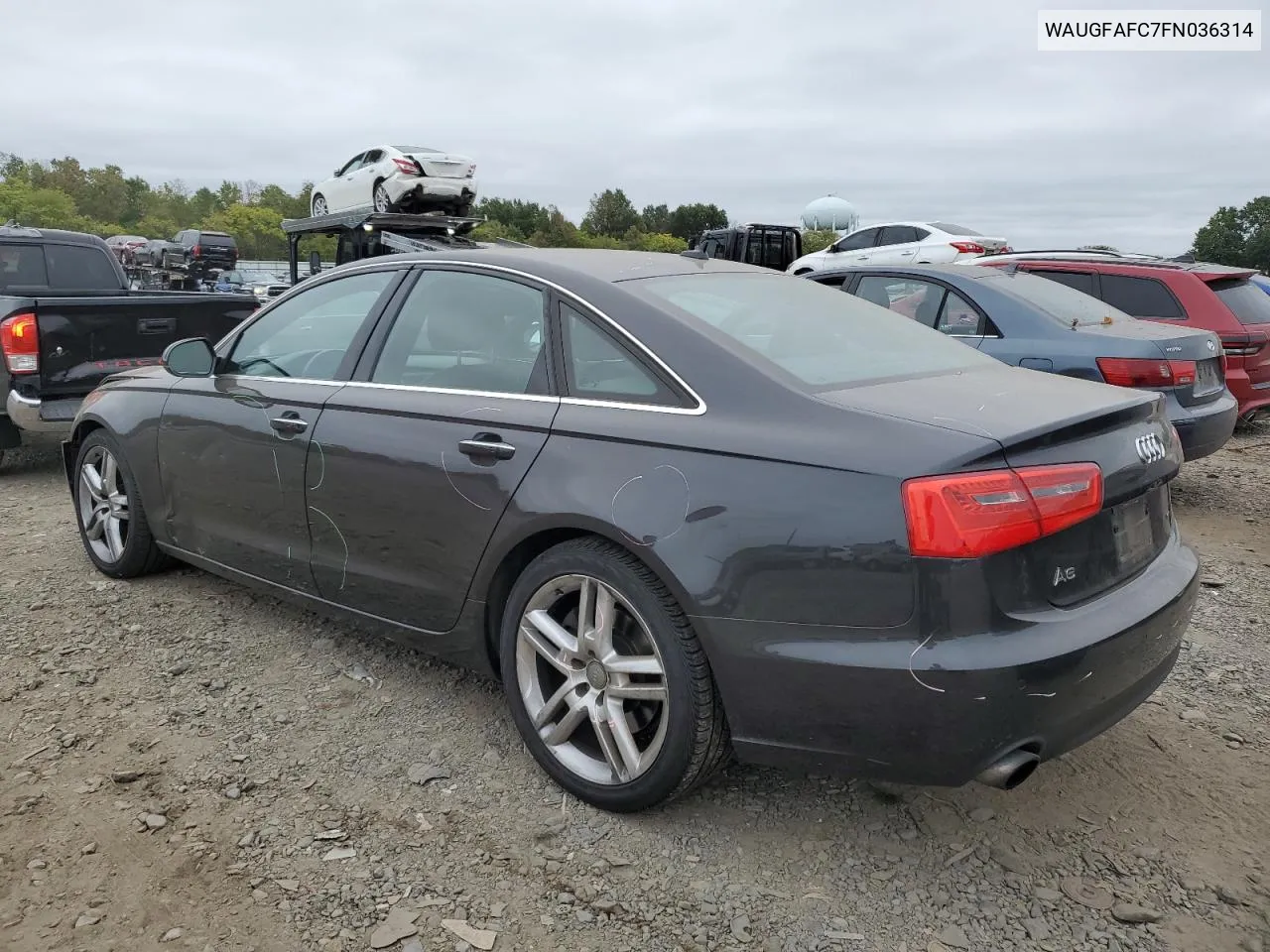 WAUGFAFC7FN036314 2015 Audi A6 Premium Plus