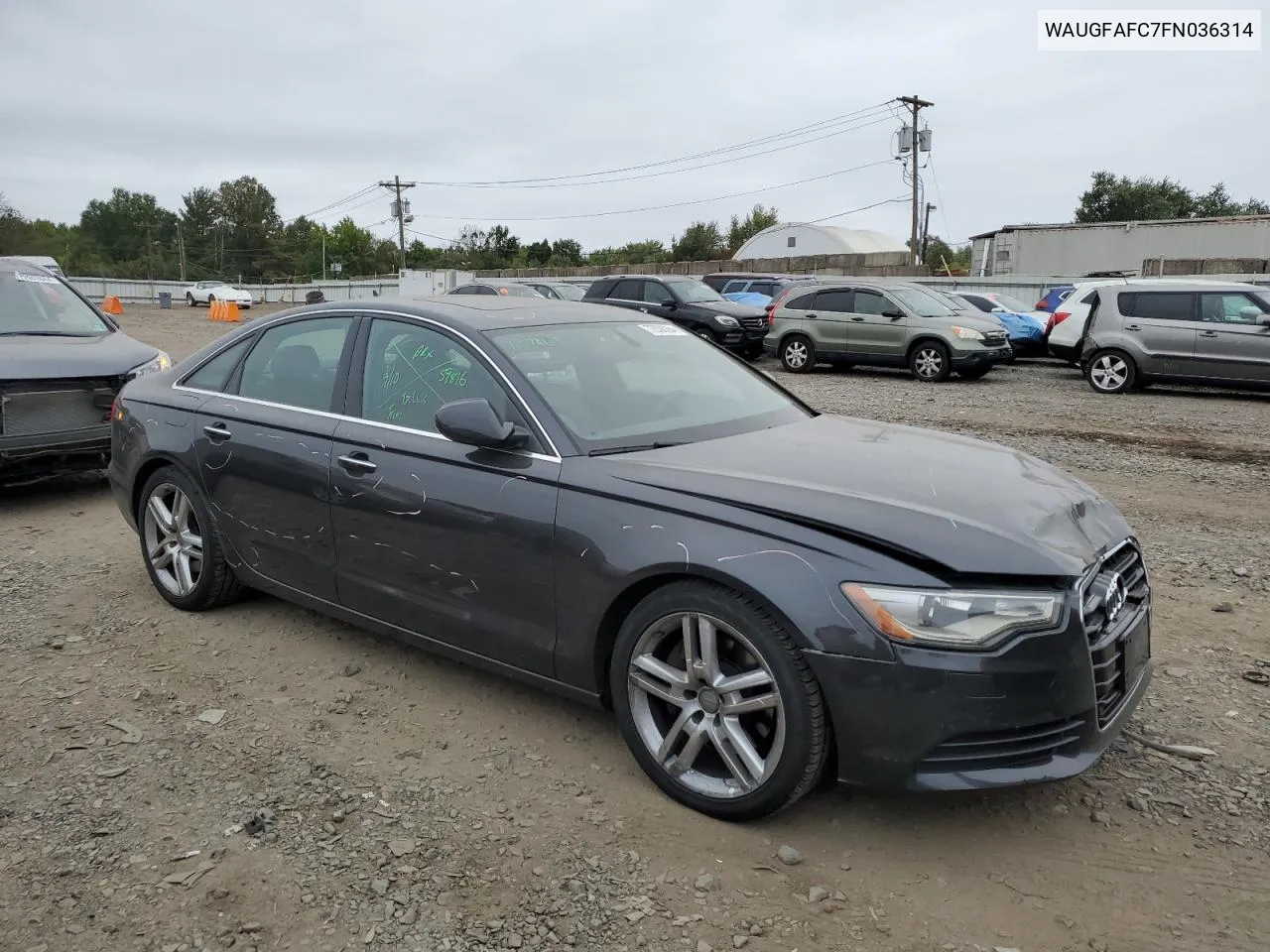 2015 Audi A6 Premium Plus VIN: WAUGFAFC7FN036314 Lot: 72636264