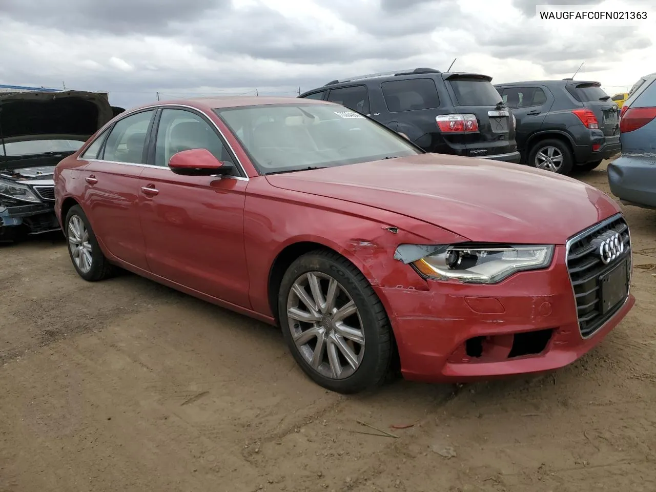 2015 Audi A6 Premium Plus VIN: WAUGFAFC0FN021363 Lot: 73354054