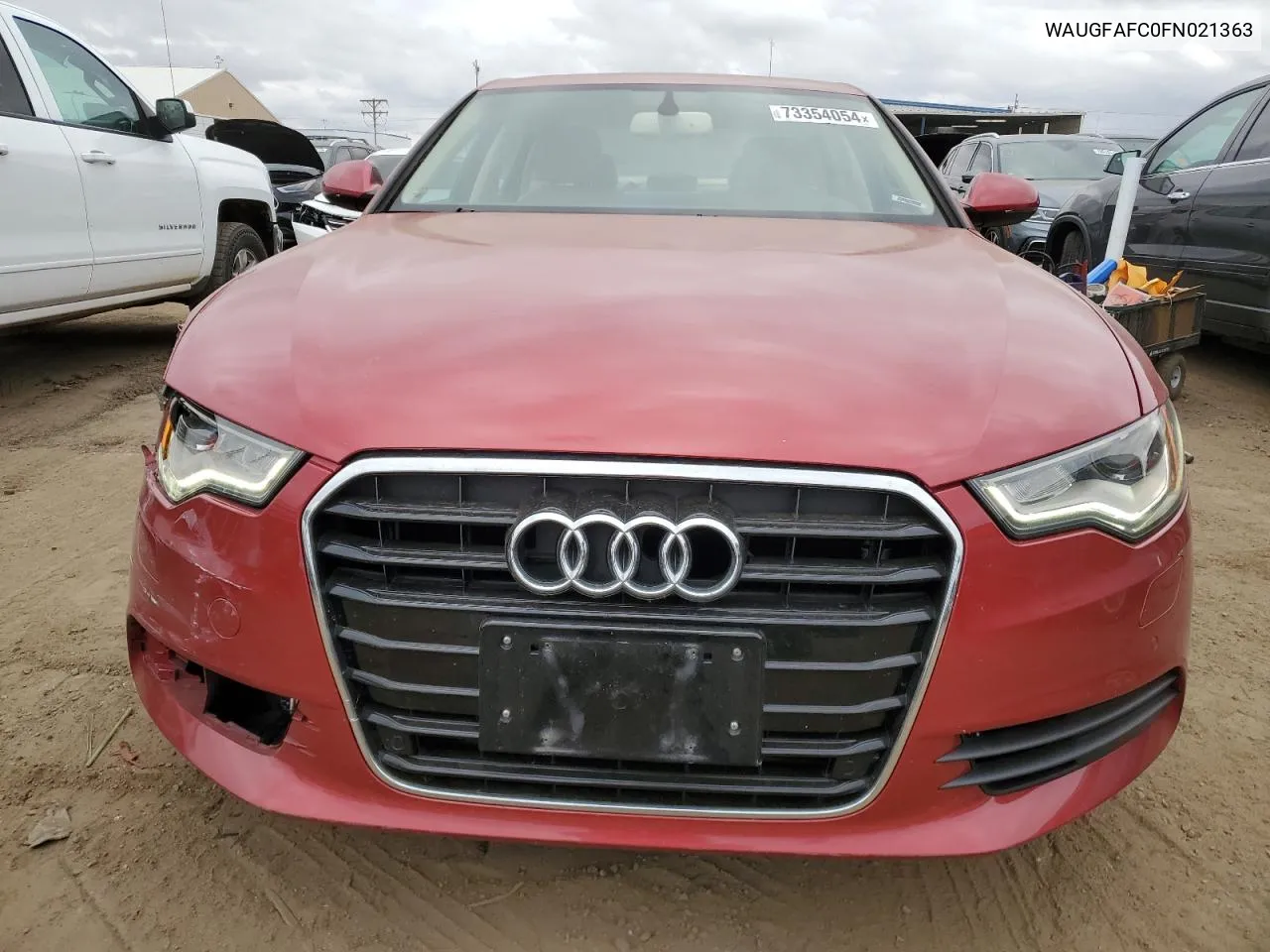 2015 Audi A6 Premium Plus VIN: WAUGFAFC0FN021363 Lot: 73354054