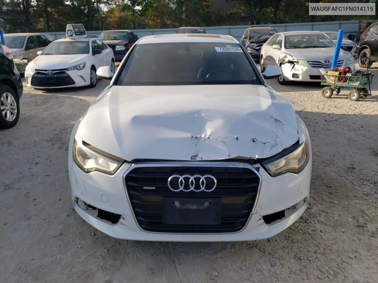 2015 Audi A6 Premium Plus VIN: WAUGFAFC1FN014115 Lot: 73391134