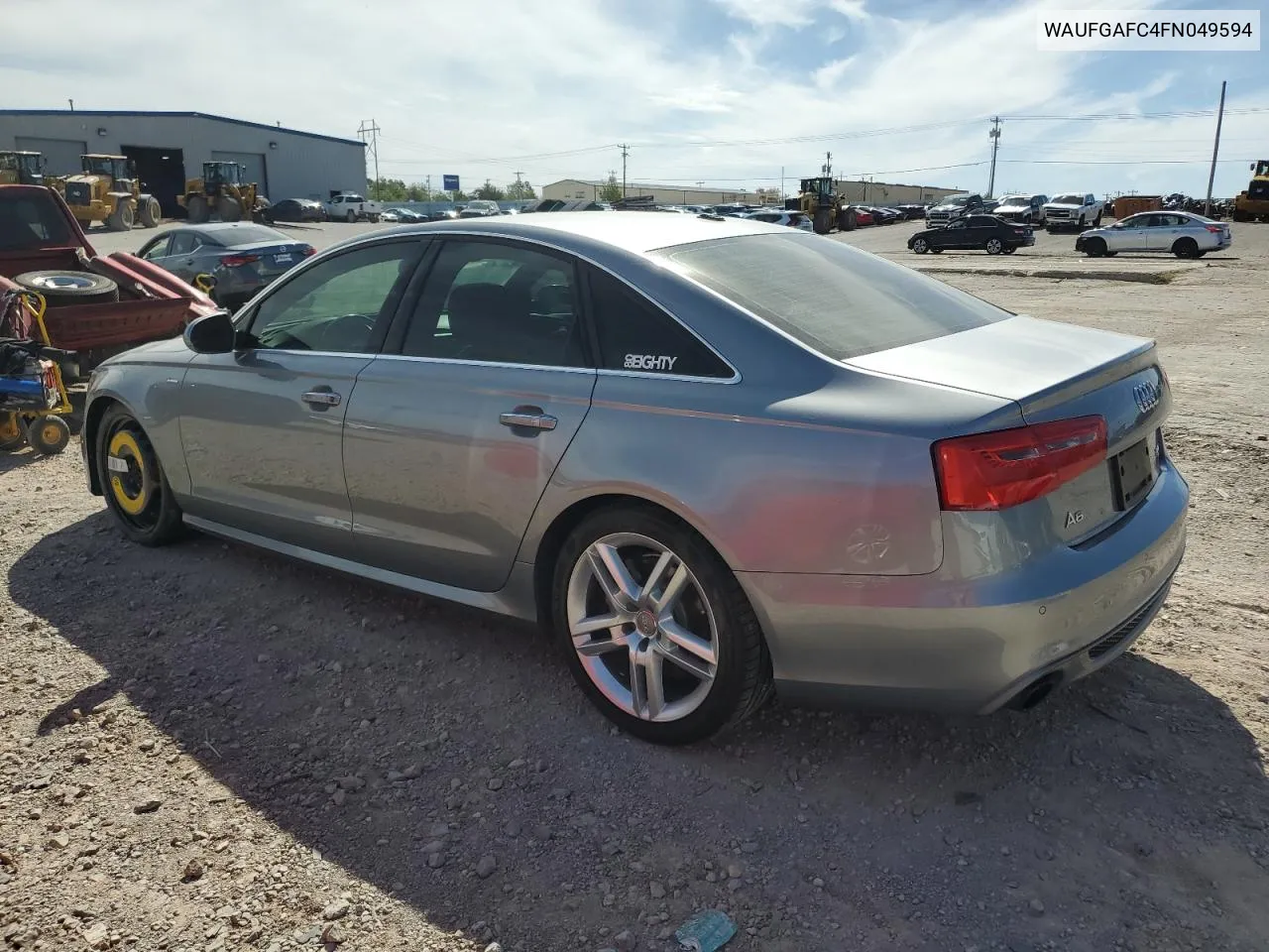 WAUFGAFC4FN049594 2015 Audi A6 Premium Plus