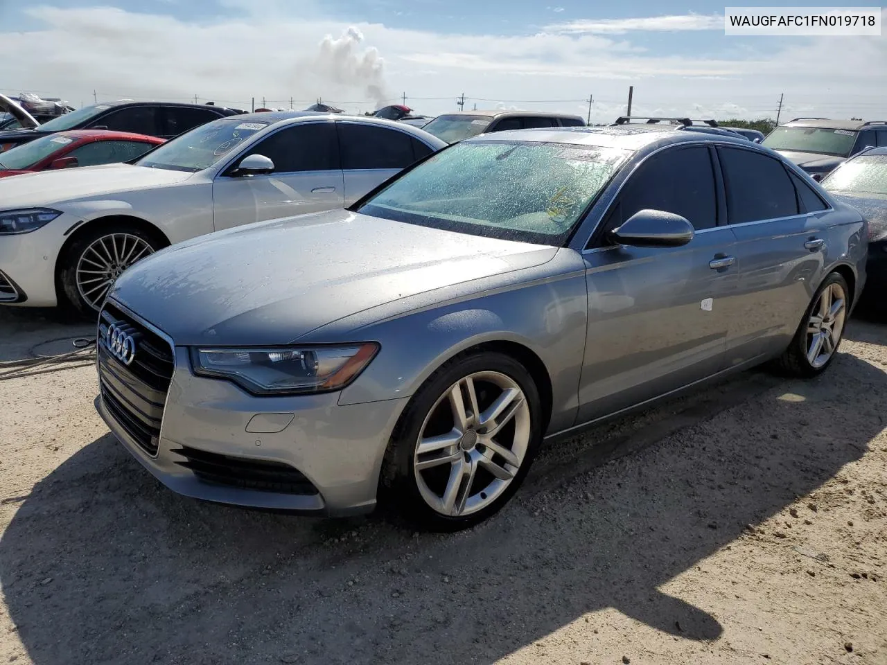 2015 Audi A6 Premium Plus VIN: WAUGFAFC1FN019718 Lot: 74429344