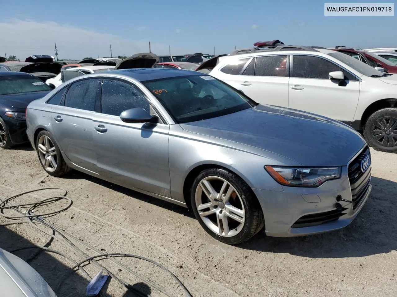 2015 Audi A6 Premium Plus VIN: WAUGFAFC1FN019718 Lot: 74429344