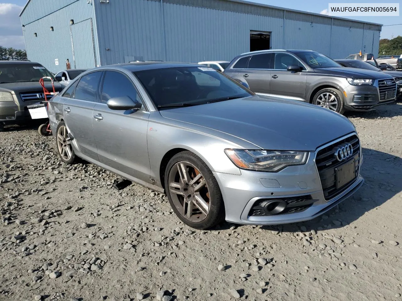 2015 Audi A6 Premium Plus VIN: WAUFGAFC8FN005694 Lot: 74759974