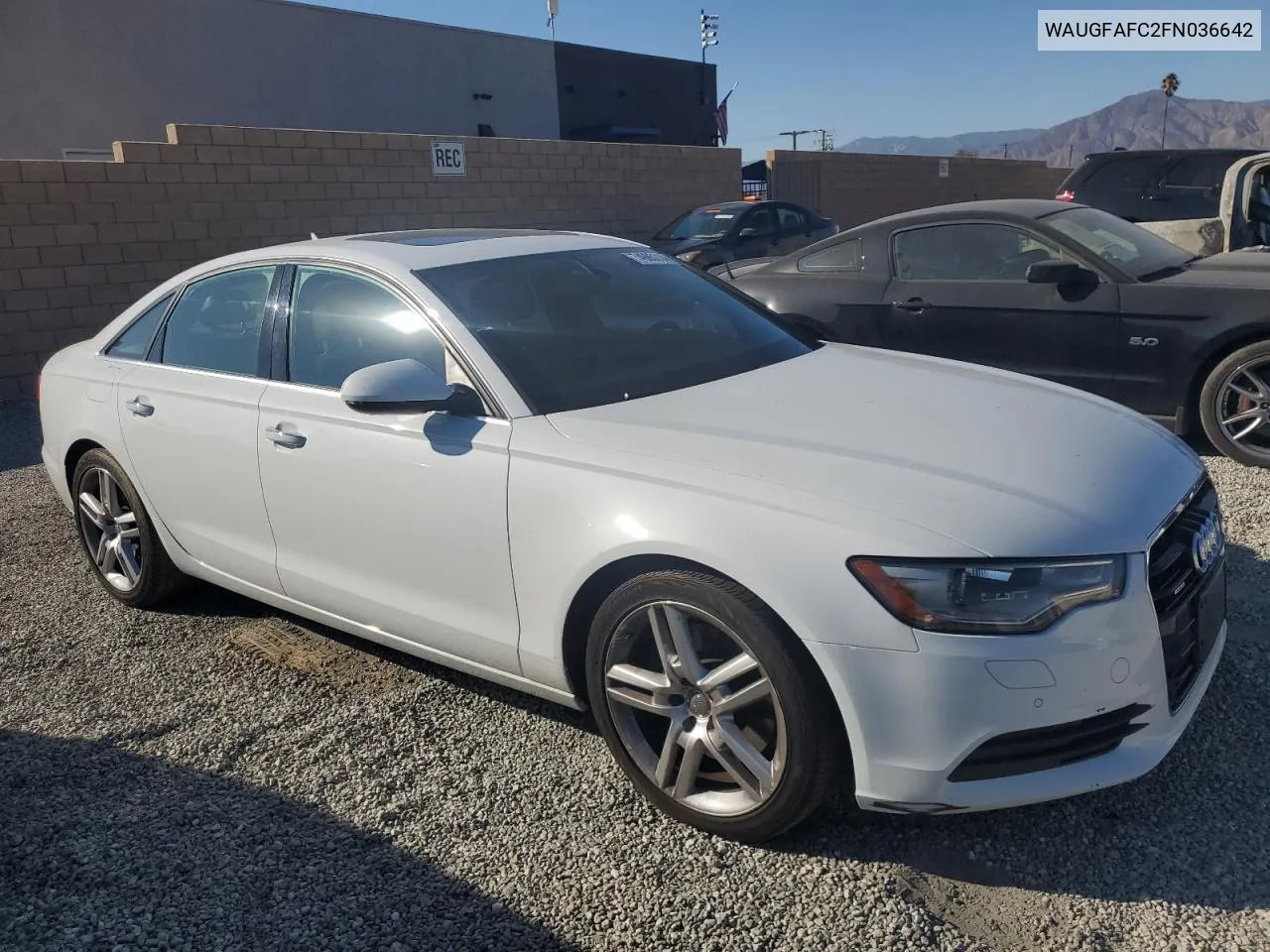 2015 Audi A6 Premium Plus VIN: WAUGFAFC2FN036642 Lot: 74985114