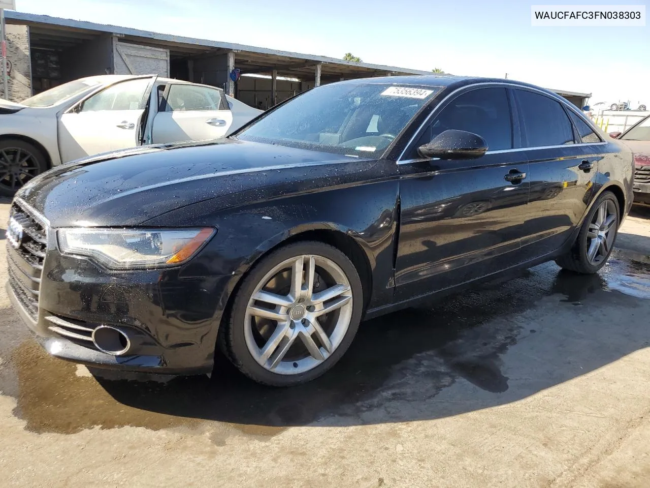 2015 Audi A6 Premium VIN: WAUCFAFC3FN038303 Lot: 75356394