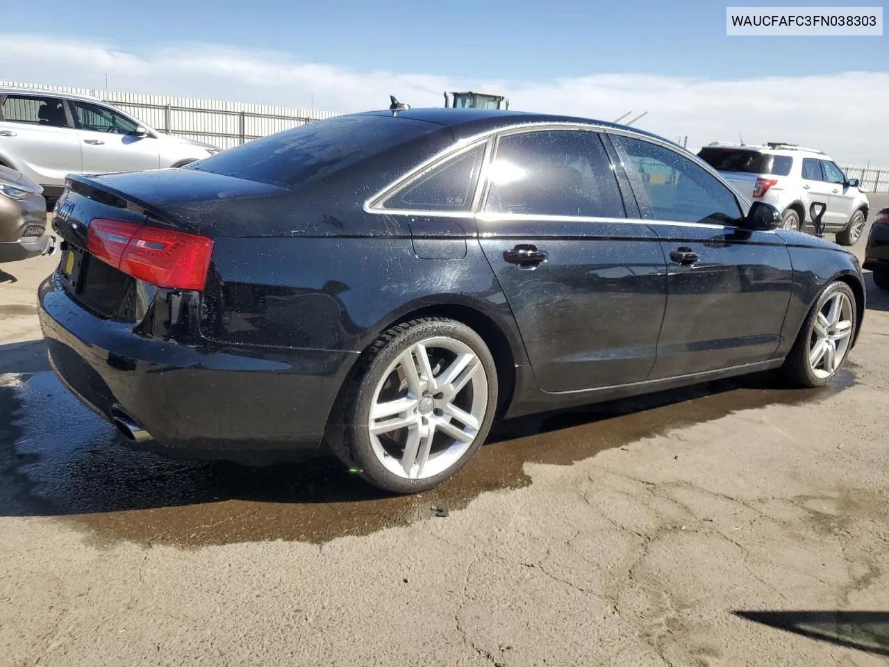 2015 Audi A6 Premium VIN: WAUCFAFC3FN038303 Lot: 75356394